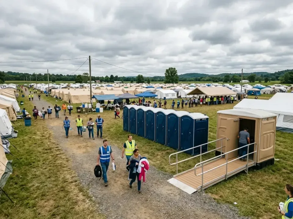disaster-relief-camp-restrooms-010 — frequently asked questions, Dumpster & Portable Bathrooms Rental in Corcoran, CA